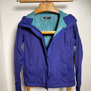 The North Face Deep Blue Windbreaker/Rain Jacket